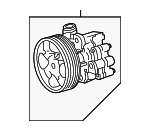 443100C110 - Steering: Power Steering Pump for Toyota: Sequoia, Tundra Image