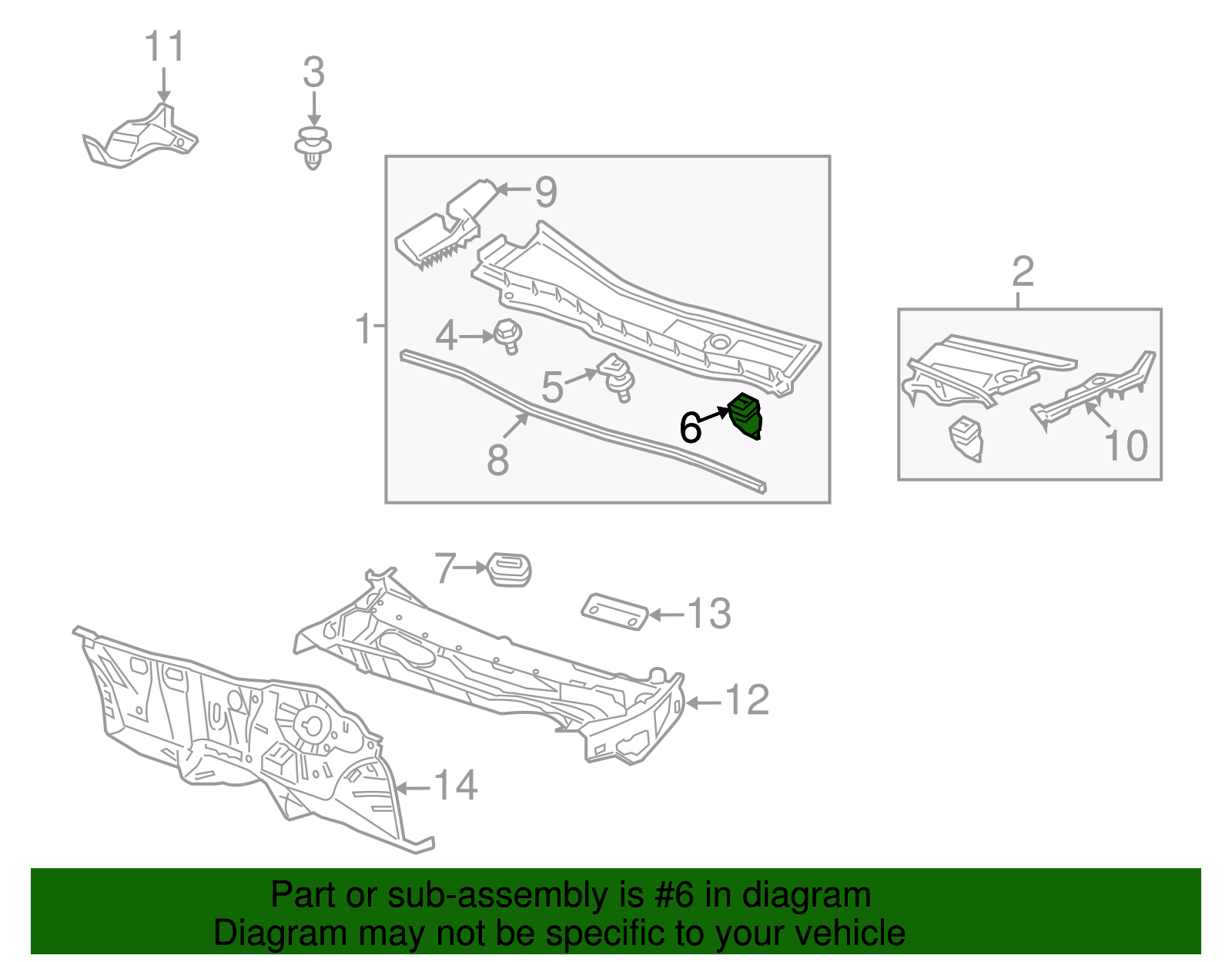 DZMZL Lot De 10 Clips De Retenue De Grille D'aération De Capot 90602