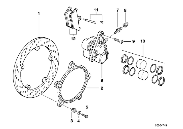 34112335745 - : Roll Pin for BMW-Motorrad Image