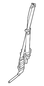 JC3Z28611B08AB - : Seat Belt Assembly for Ford: F-350 Super Duty Image