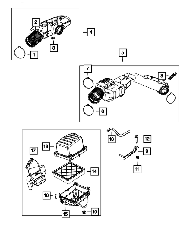 6104790AA - Fuel: Clamp for Mopar Image image