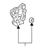 6903042230 - Body: Lock Assembly for Lexus: CT200h, ES300h, ES350, GS F, GS Turbo, GS200t, GS300, GS350, GS450h, GX460, HS250h, IS250, IS350, LS460, LX570, RX350, RX450h Image