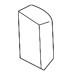 3D4837865A - Body: Applique Cover for Volkswagen: Phaeton Image