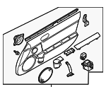NF516845YG02 - Body: Door Trim Panel for Mazda: MX-5 Miata Image