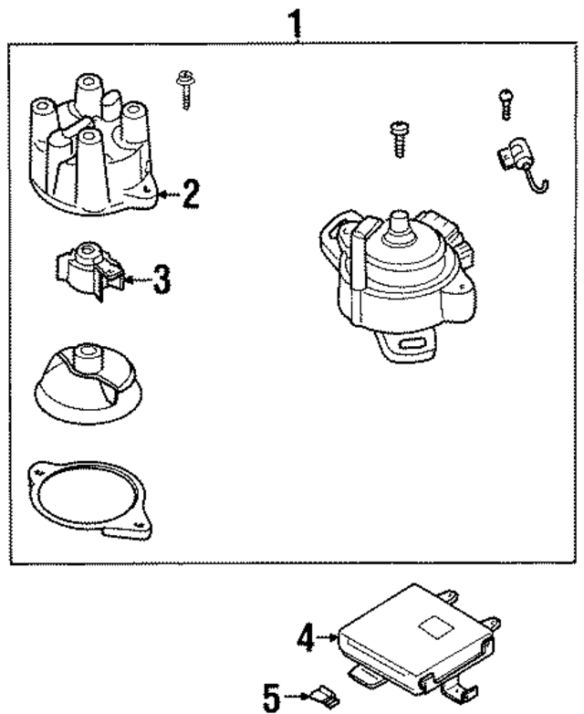 221620M811 - : Distributor Cap for Nissan Image