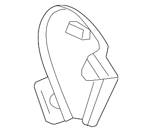 23464877 - : Part# 23464877 Light Platinum Passenger Seat Inner Recliner Finish Cover for Cadillac: ATS Image