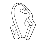 23464877 - : Part# 23464877 Light Platinum Passenger Seat Inner Recliner Finish Cover for Cadillac: ATS Image