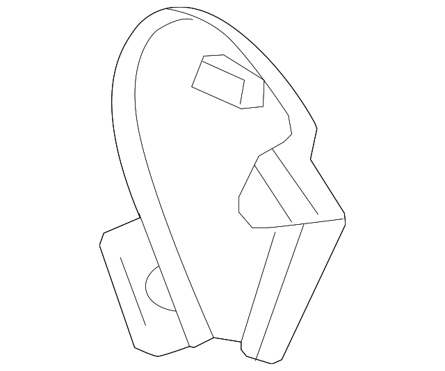 23464877 - Light Platinum Passenger Seat Inner Recliner Finish Cover ...