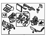 KS2161130A - HVAC: AC &amp; Heater Assembly for Mazda: CX-5 Image