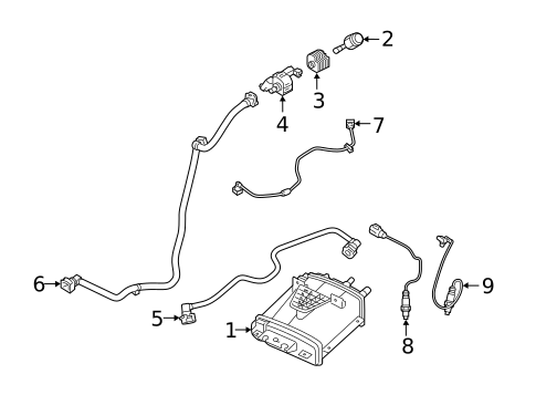 Evaporative System for 2019 Volvo XC40 #0