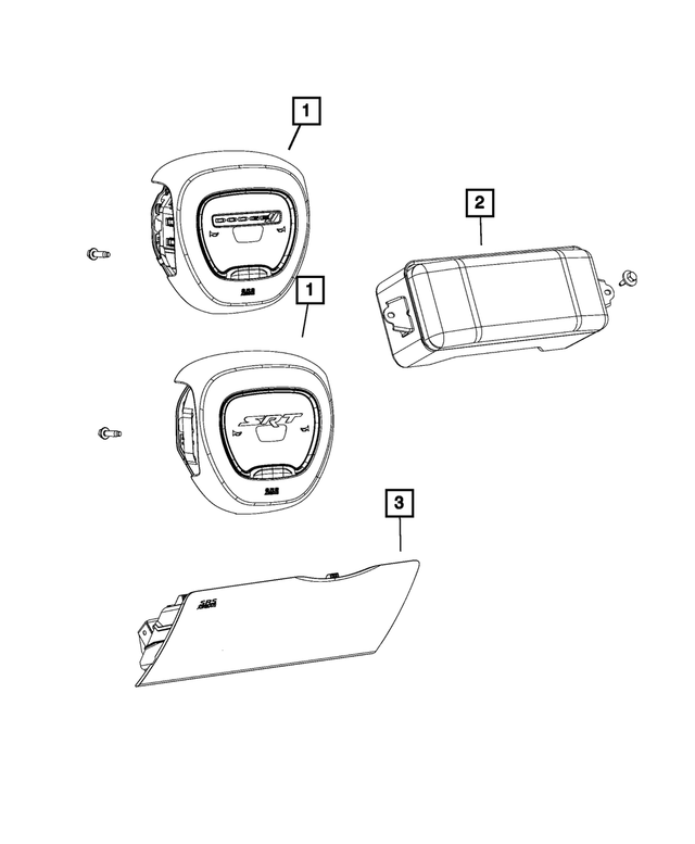 68435746AF - Restraints: Passenger Air Bag for Mopar Image