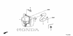 91402SDC000 - Engine: CLIP, TUBE (B12) for Honda Image