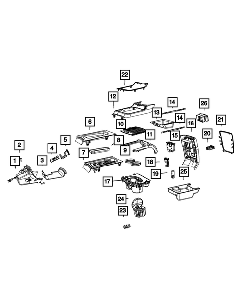 Consoles for 2021 Dodge Charger #0