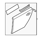 4G8833051A - : Door Shell for Audi: A7 Quattro, RS7, S7 Image