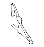 8H0827301B - Body: Deck Lid Hinge for Audi: A4, A4 Quattro, RS4, S4 Image