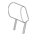 81140SJAA05ZF - Body: Headrest for Acura: RL Image