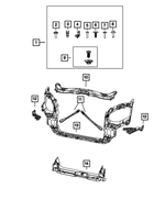 6505863AA - Cooling: Clip for Mopar Image