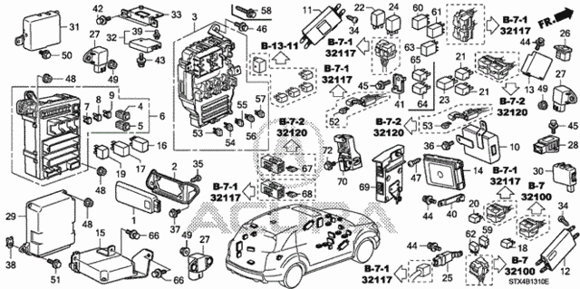 Control Unit (Cabin) (1) for 2007 Acura MDX #0