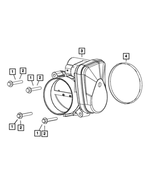 68271245AA - Fuel and Accelerator Pedal: Throttle Body To Intake Seal for Mopar Image