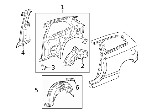 Inner Structure for 2005 Honda Civic #1