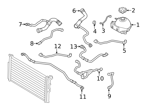 Hoses & Pipes for 2015 BMW 428i xDrive #1