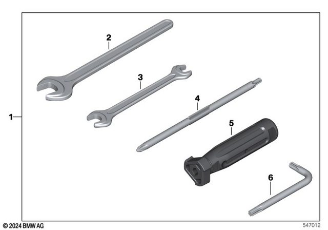71111112893 - : Double Open-End Wrench - 8X10 for BMW-Motorrad Image