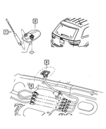 68186202AA - Electrical: Am/fm Antenna Cable for Mopar Image