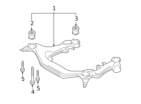 Suspension Mounting for 2006 Audi S4 #1