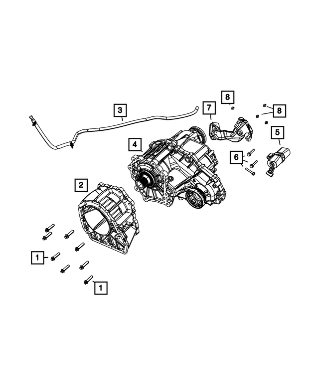 6104102AA - MP3023; 2 Speed Transfer Case: Hex Head Screw And Washer for Mopar Image image