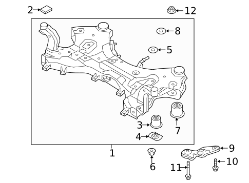 Suspension Mounting for 2025 Kia Telluride #0