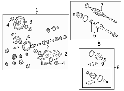 Carrier & Front Axles for 2022 Lexus IS300 #0
