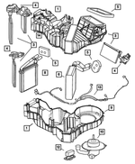 5093237AC - Air Conditioning &amp; Heater: A/c And Heater Housing for Dodge: Viper Image image