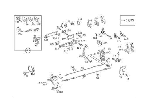 Locking System for 1993 Mercedes-Benz 600SL #2