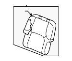 87650EA443 - : Seat Back Assembly for Nissan Image