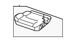 87350EA443 - Body: Cushion Assembly for Nissan Image
