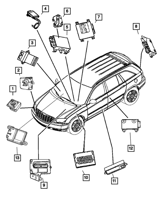 4727408AF - Electrical: Immobilizer Module for Mopar Image
