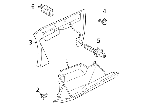 Glove Box for 2025 Volkswagen Taos #0