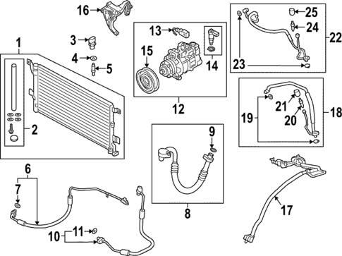 Switches & Sensors for 2024 Audi RS7 Sportback #0