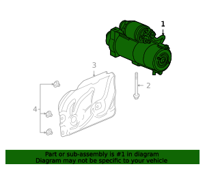 2010-2015 Chevrolet Starter 19418859 | TascaParts.com