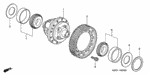 41233PYZ000 - Transmission - Manual: GEAR, FINAL DRIVEN for Acura Image