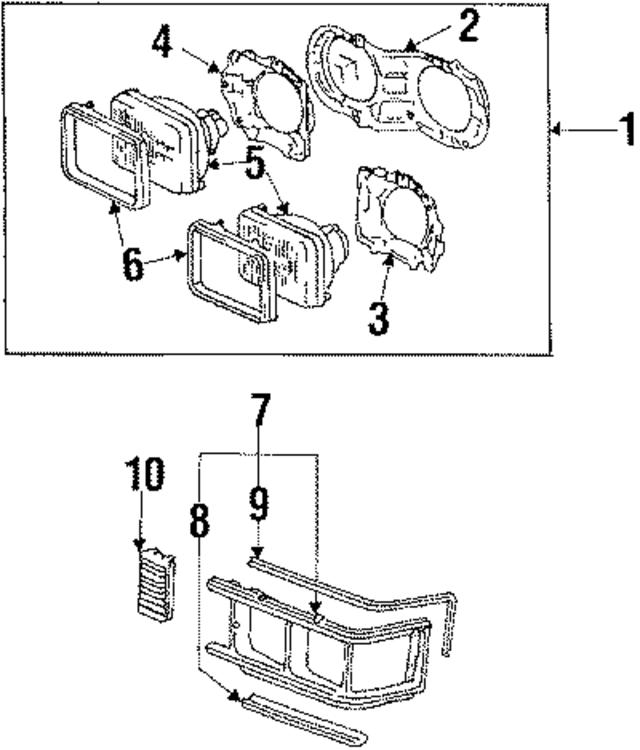 8115028041 - : Headlamp Assembly for Toyota Image
