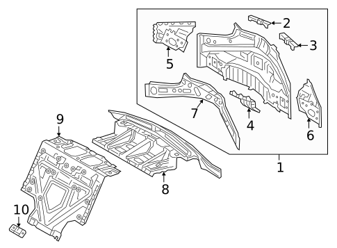 Rear Body for 2025 Lexus LC500h #0
