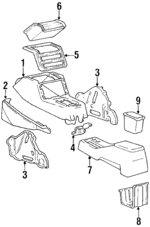 MB718303 - Body: Front Unit for Mitsubishi Image