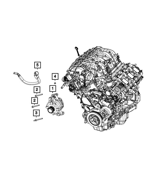 R6029649AB - Electrical: Engine Generator, Remanufactured for Mopar Image image