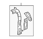 94708480 - Body: Inner Lock Pillar for Hummer: H3T Image