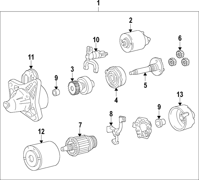 PE0118X00 - : Drive End Housing for Mazda Image