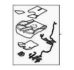 LR116951 - Body: Seat Cushion Pad for Land-Rover Image