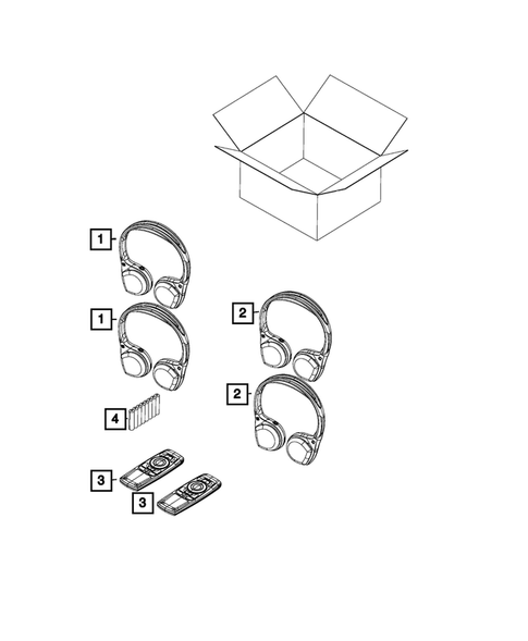Radio, Antenna, Speakers, DVD and Video systems for 2018 Chrysler Pacifica #7