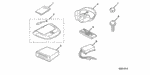 8A232E101005 - Accessory Components: HEADPHONE for Honda Image