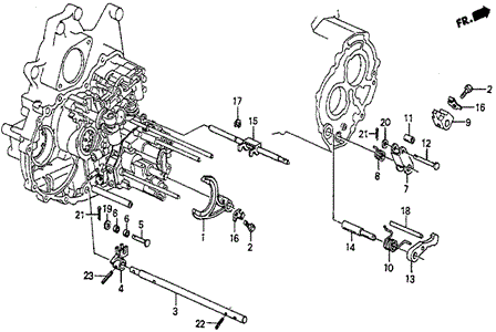 AT Throttle Valve Shaft (SI) for 1985 Honda Prelude #0
